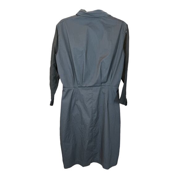 Tahari Women's Long Sleeve Tie Waist Dress Pockets Office Work Professional 14 - Picture 2 of 12